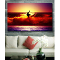 Surfing Canvas Wall Art Beach